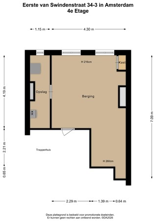 Medium property photo - Eerste van Swindenstraat 34-3, 1093 GE Amsterdam